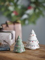 Set 2 decoratiuni, Bloomingville, Yule, 11x14.5 cm, ceramica, multicolor
