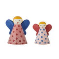 Set 2 decoratiuni, Bloomingville, Caramella, 9x7x10 cm, ceramica, multicolor