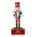 Cutie muzicala, Bloomingville, Waltz, 22x20x27 cm, lemn de pin/MDF, rosu
