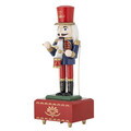 Cutie muzicala, Bloomingville, Waltz, 22x20x27 cm, lemn de pin/MDF, rosu