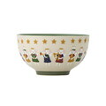 Set 4 boluri, Bloomingville, Peo, 13.5x7.5 cm, 500 ml, ceramica, natural