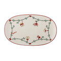 Platou pentru servire, Bloomingville, Yule, 38.5x23x2 cm, ceramica, natural