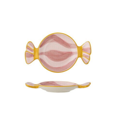 Platou pentru servire, Bloomingville, Caramella, 15x10x1.5 cm, ceramica, multicolor
