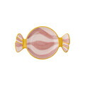 Platou pentru servire, Bloomingville, Caramella, 15x10x1.5 cm, ceramica, multicolor