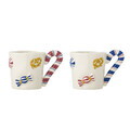Set 2 cesti, Bloomingville, Candice, 8.5x8 cm, 264 ml, ceramica, multicolor