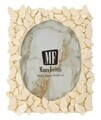 Rama foto, Embossed Butterflies, Mauro Ferretti, polirasina, 15x20 cm, alb/auriu