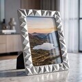 Rama foto, Embossed Diamonds, Mauro Ferretti, polirasina, 15x20 cm, argintiu