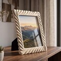 Rama foto, Embossed Rope, Mauro Ferretti, polirasina, 15x20 cm, nisipiu