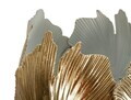 Vaza, Leaf Edge, Mauro Ferretti, fier, 17x47.5 cm, alb/auriu
