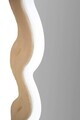 Oglinda de perete cu LED, Irregular Frame, Mauro Ferretti, MDF, 60x160 cm, crem