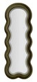 Oglinda de perete cu LED, Irregular Frame, Mauro Ferretti, MDF, 60x160 cm, verde