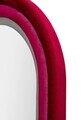 Oglinda de perete cu LED, Irregular Frame, Mauro Ferretti, MDF, 60x160 cm, roz/mov