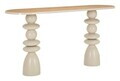 Consola, Daphne, Mauro Ferretti, metal/MDF, 150x77.5 cm, crem