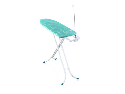 Masa de calcat, Leifheit, Air Board Compact M, 120x38 cm, turcoaz/alb