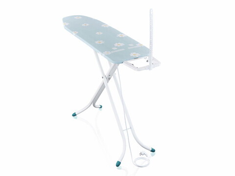 Masa de calcat, Leifheit, Classic M Compact Plus, 120x38 cm, albastru/alb