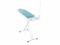 Masa de calcat, Leifheit, Air Board Express M Solid, 120x38 cm, albastru/alb