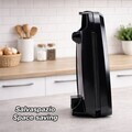 Sandwich maker Beper, 1400W, 26x32.5x10.8 cm, bachelita/otel, negru