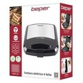 Sandwich maker Beper, 1400W, 26x32.5x10.8 cm, bachelita/otel, negru