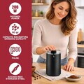Rasnita electrica de cafea si condimente, Beper, 200W, 9.5x17.8 cm, negru