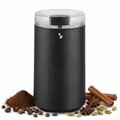 Rasnita electrica de cafea si condimente, Beper, 200W, 9.5x17.8 cm, negru