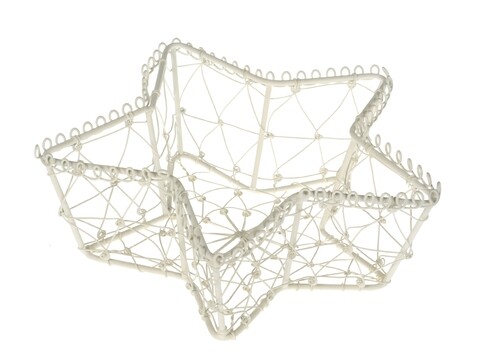 Kosár Star Shape, H&H, 21 x 21 cm, fém