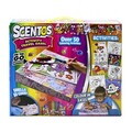 Set de activitati creative parfumate, portabil, Scentos, peste 50 de activitati, multicolor
