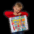 Set de activitati creative parfumate, Scentos, Mega Activity, multicolor