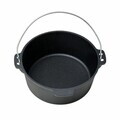 Ceaun cu capac Cooking by Heinner, 5.3L, 31x10 cm, fonta pura, negru