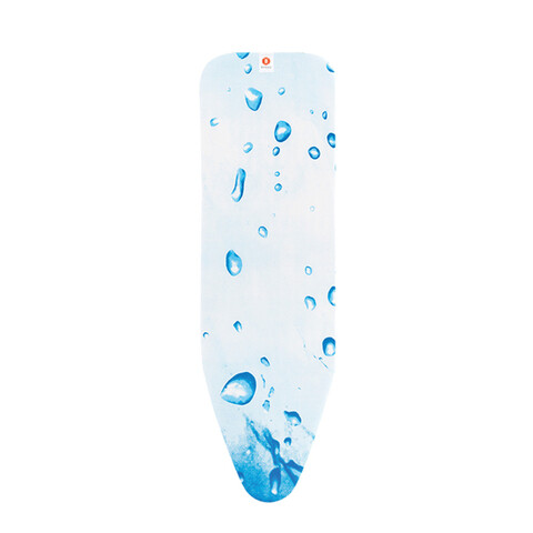 Husa pentru masa de calcat, Brabantia B, Ice Water, 124x38 cm, 2 mm spuma, bumbac