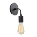Aplica de perete Dart, Homemania, 1 x E27, 100W, negru