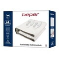 Patura electrica dubla Beper, 160x140 cm, 2x60W, poliester, alb