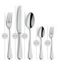 Set tacamuri 84 piese Amefa, Drift, inox 18/10, argintiu