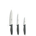 Set 3 cutite Amefa, Advantage, plastic/otel, negru
