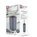 Suport pentru cutite Richardson Sheffield, 12.6x12.6x22.5 cm, plastic/silicon, gri