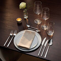 Set tacamuri 24 piese Amefa, Metropole, inox 18/10, argintiu