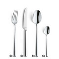 Set tacamuri 24 piese Amefa, Metropole, inox 18/10, argintiu