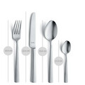 Set tacamuri 24 piese Amefa, Ventura, inox 18/10, argintiu