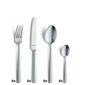 Set tacamuri 24 piese Amefa, Ventura, inox 18/10, argintiu