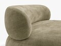 Canapea 3 locuri, Aura, Micadoni Home, 186x101x75 cm, tesatura Chenille, verde oliv deschis