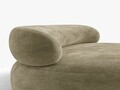 Fotoliu rotativ, Aura, Micadoni Home, 84x91x73 cm, tesatura Chenille, verde oliv deschis