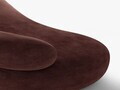 Fotoliu rotativ, Aura, Micadoni Home, 84x91x73 cm, tesatura Chenille, maro cherrywood