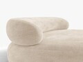 Fotoliu, Aura, Micadoni Home, 84x91x73 cm, tesatura Chenille, bej deschis