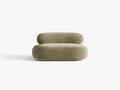 Fotoliu, Aura, Micadoni Home, 84x91x73 cm, tesatura Chenille, verde oliv deschis