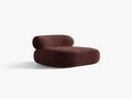 Fotoliu, Aura, Micadoni Home, 84x91x73 cm, tesatura Chenille, maro cherrywood