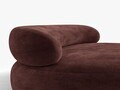 Fotoliu, Aura, Micadoni Home, 84x91x73 cm, tesatura Chenille, maro cherrywood