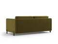 Canapea extensibila 2 locuri, Gloria, Micadoni Home, 186x102x88 cm, catifea, verde