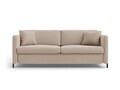 Canapea extensibila 2 locuri, Gloria, Micadoni Home, 186x102x88 cm, catifea, bej