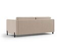 Canapea extensibila 2 locuri, Gloria, Micadoni Home, 186x102x88 cm, catifea, bej