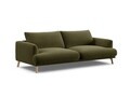 Canapea 3 locuri, Naomi, Micadoni Home, 200x95x75 cm, catifea, verde