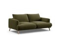 Canapea 2 locuri, Naomi, Micadoni Home, 170x95x75 cm, catifea, verde